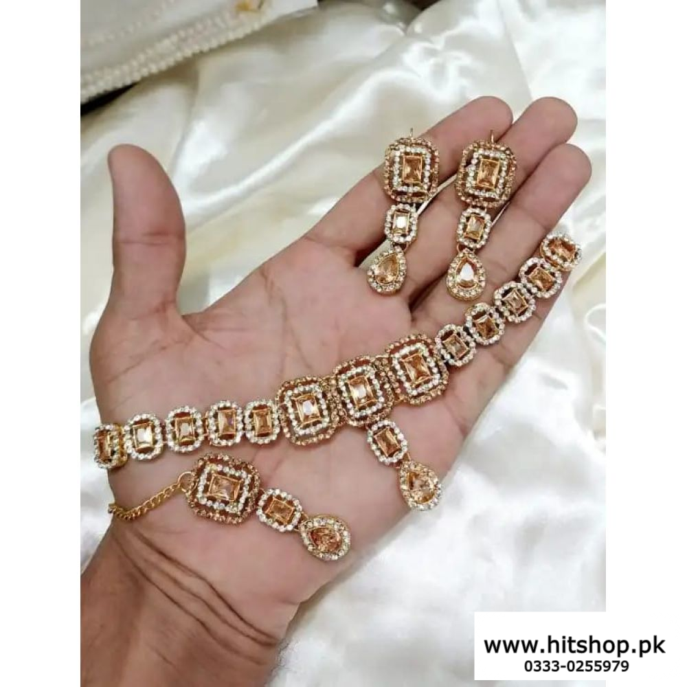 Artificial Jewellry Set Earnings Neckless And Jhumar